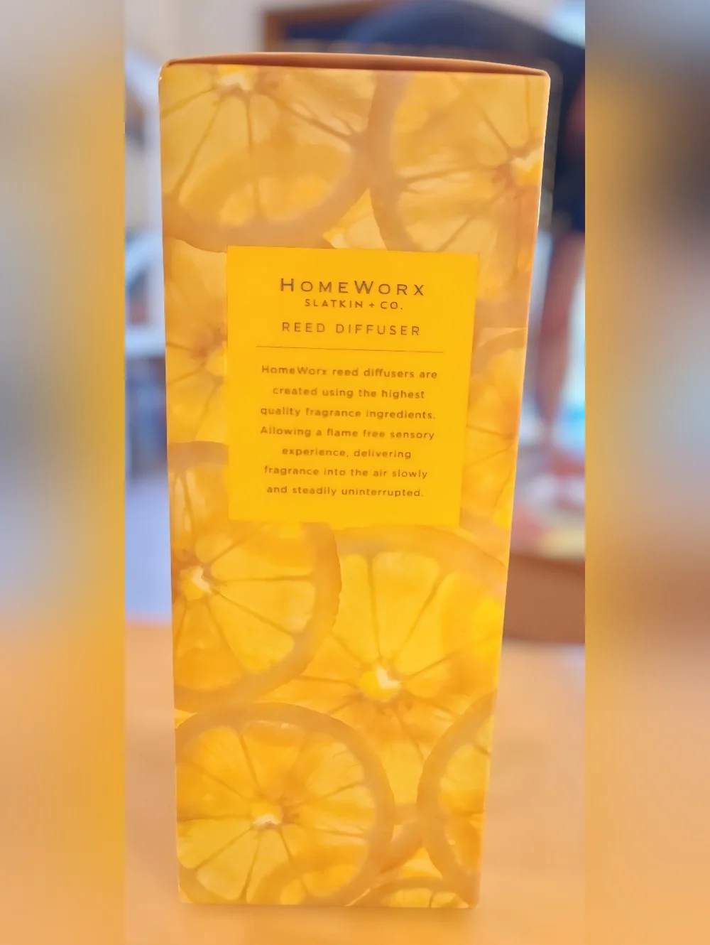 Homeworx Sun Kissed Lemon Reed Diffuser 4 fl oz Harry Slatkin